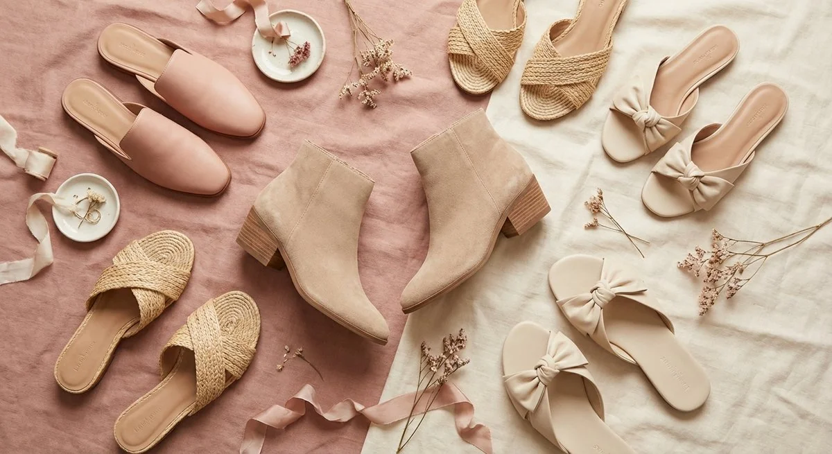 Collection chaussures Inuovo flat lay