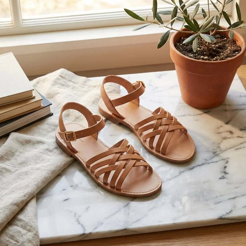 Sandales Inuovo en été